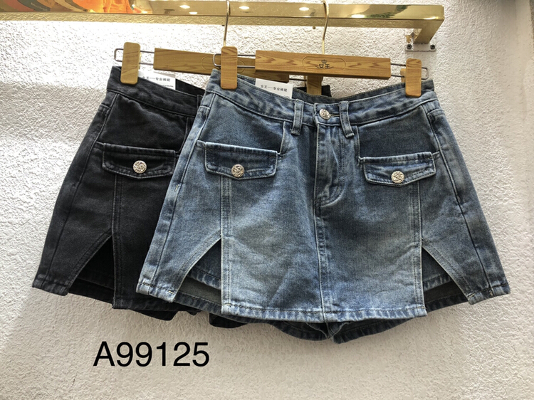 [queen] Korean simple and versatile skirt pants a99125# ozq
