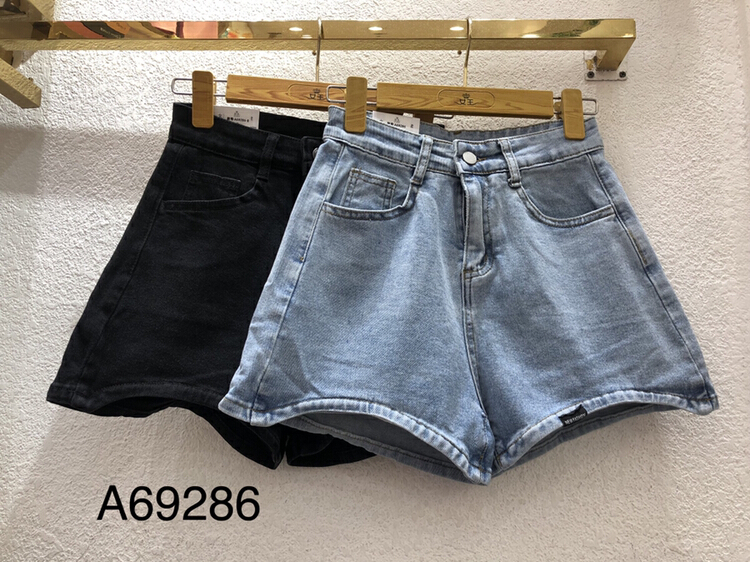 New in early summer! [queen] New Korean versatile denim shorts a69286# ozq