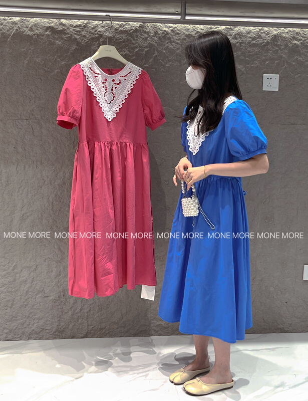 [mone more foam home] Korean simple and versatile dress 8097# HBx