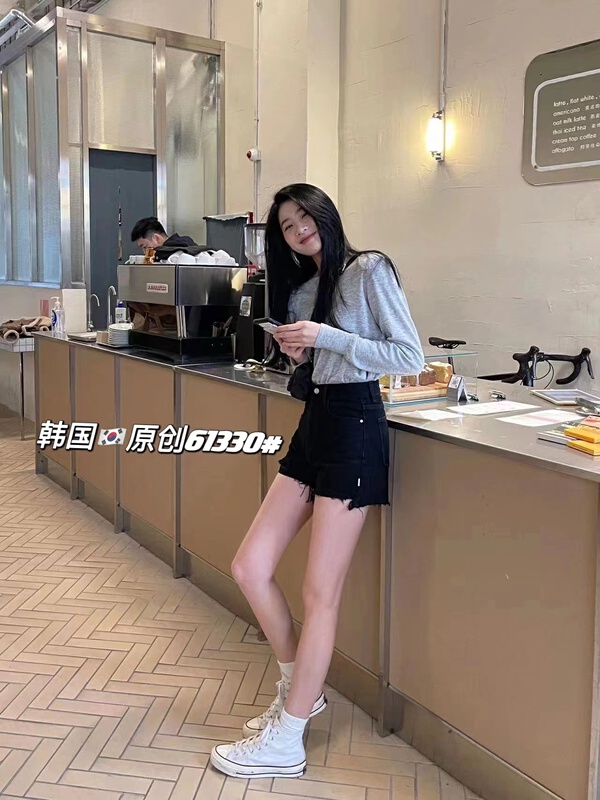 [Korean original] Korean version of versatile loose jeans 61330# L