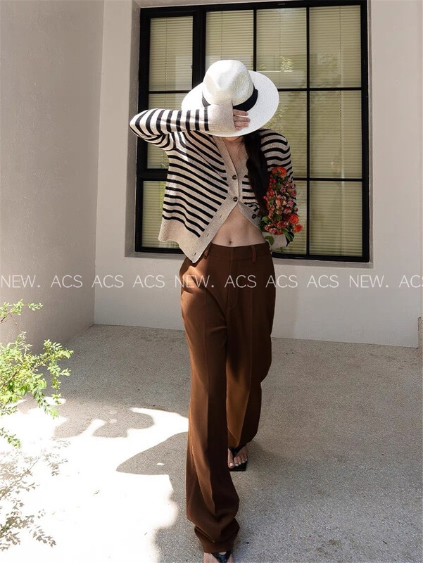 goods in stock! New year in early spring! [ACS] retro and versatile trousers 8601# CSX