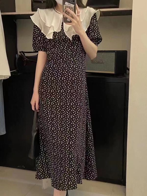goods in stock! New in early summer! [Duomi] Korean fashion personalized dress 9016# zxl