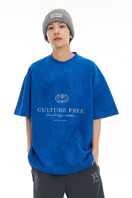 New in early summer! [Tess] letter round neck Korean Short Sleeve T-shirt lost2439# ZZL