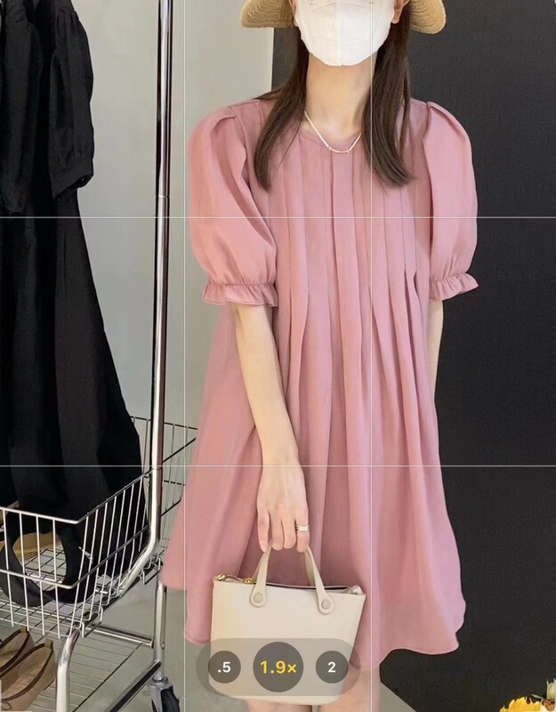 [m.zi studio] Korean version simple temperament versatile dress 6983# HBx