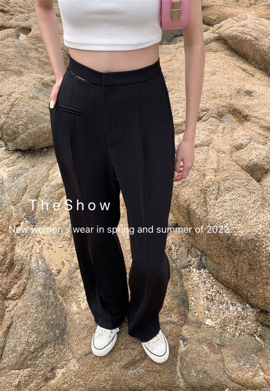 The original price is 95.88! New year in early spring! [the show] high waist, slim and versatile casual pants 60201# CLS