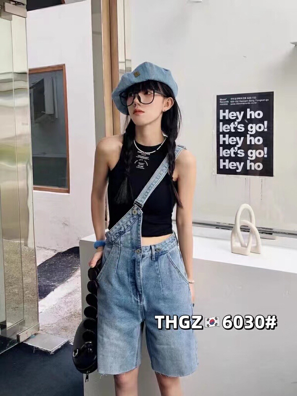 [- 5kg] fashionable and versatile three wearing denim suspenders 6030# ll