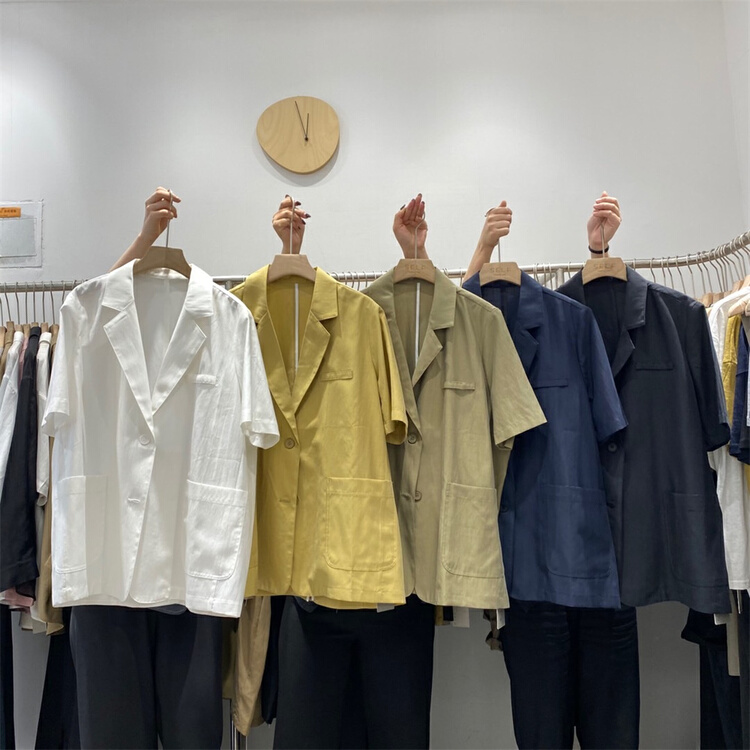[self] temperament Tencel linen suit 7030-1# LSL
