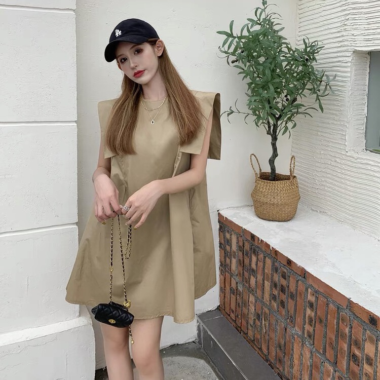 [yayirou] Feifei sleeve dress designed by Han Feng minority 8917# zyh