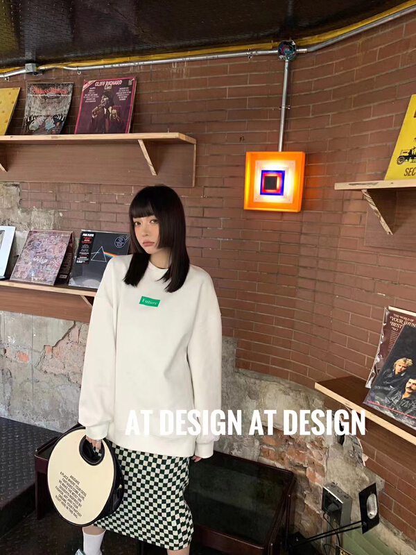 New year in early spring! [at] casual loose round neck sweater 56886# LSL