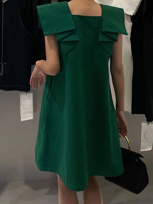 [Dai Dai] minimalist solid color Pullover dress 4632# HBx