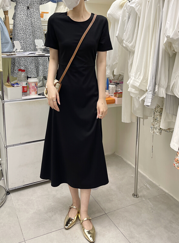 New in early summer! [uone] simple and elegant Korean dress 98525# LSL