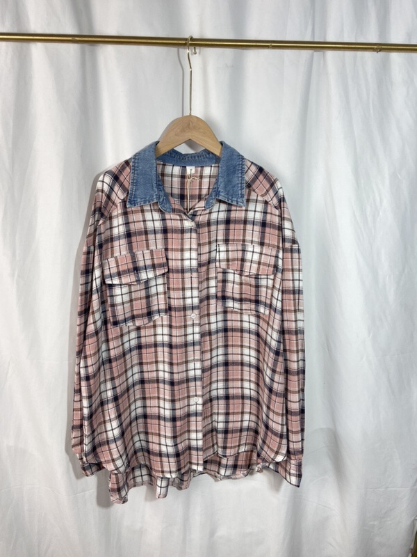 [Yi show shop] literary style loose and thin shirt 1168# Cl