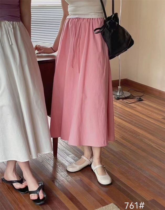 [Shangpin Wanqian] Korean version elastic waist long skirt ys1-761# hjy