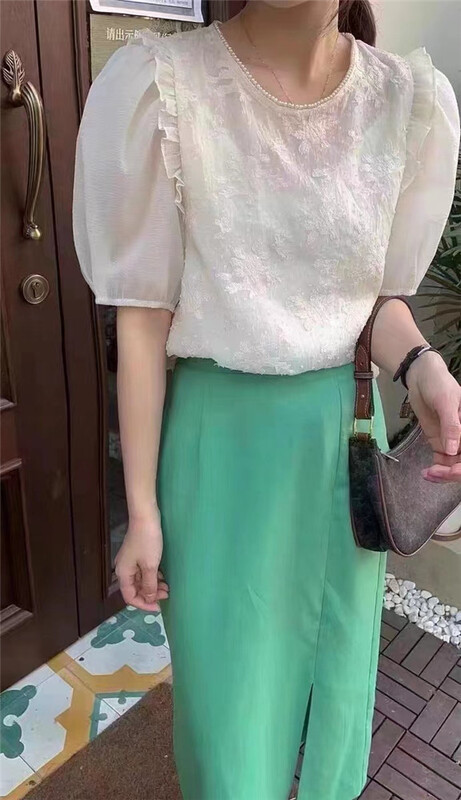 [Susan] soft, sweet and versatile blouse 18287# LSW