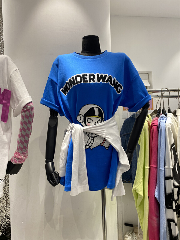 New year in early spring! [tagkita] Korean design letter short sleeve T-shirt 2147\ozq