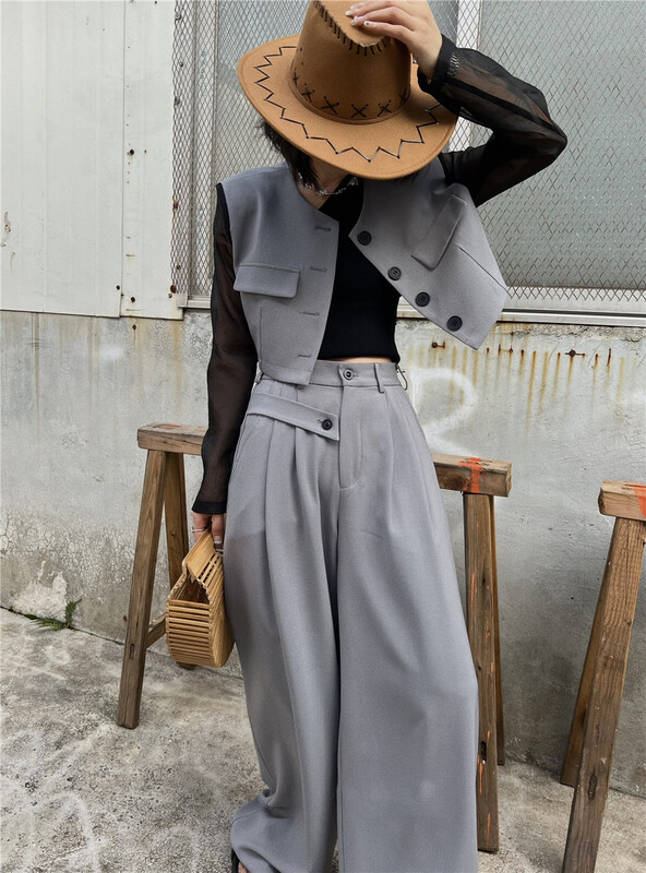 [keep] Korean sunscreen jacket with stitched and breasted (only for tops) 7803# WTT