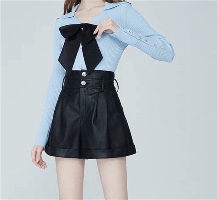 [Linna] Korean style high waist loose casual shorts 8953# zxx