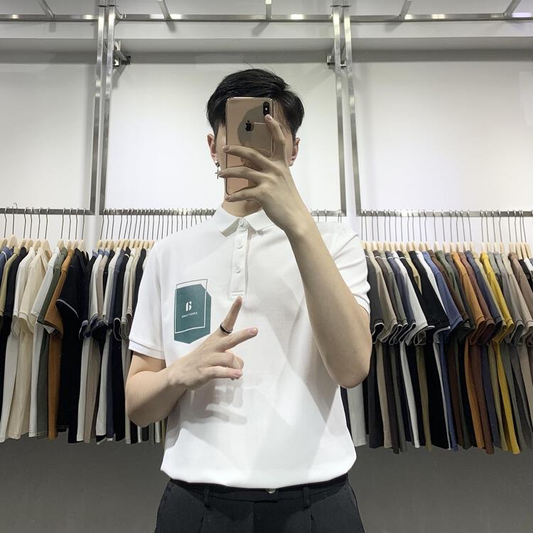 New year in early spring! [Yeshe] Korean personalized pocket comfortable breathable polo shirt b9285# ZZL