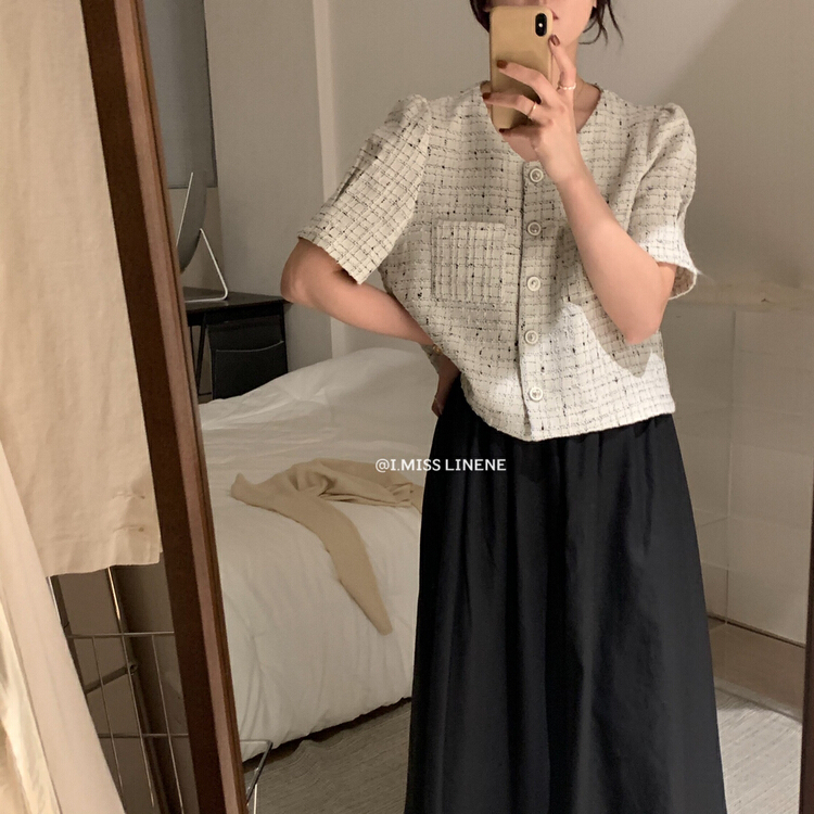 New in early summer! [Imiss] small fragrance and versatile temperament small shirt (only selling small shirts) cx10062# LSW