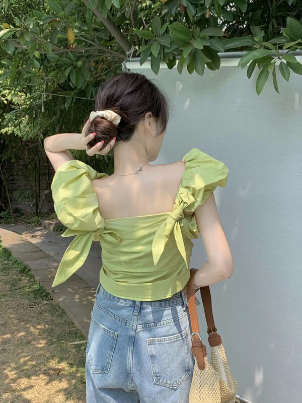 [RM. HH] Fangling minority short style temperament shirt 8097# PCZ