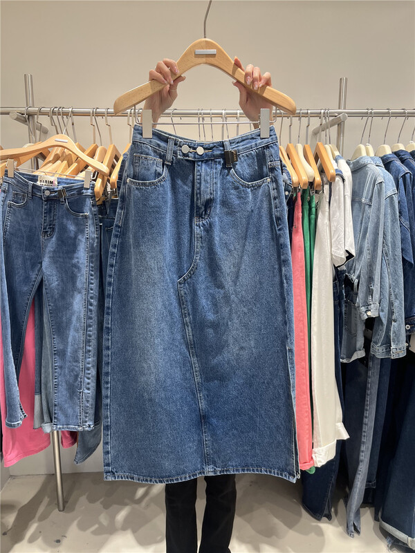 New year in early spring! [o not 1] Korean style high waisted slim skirt t382# LSW