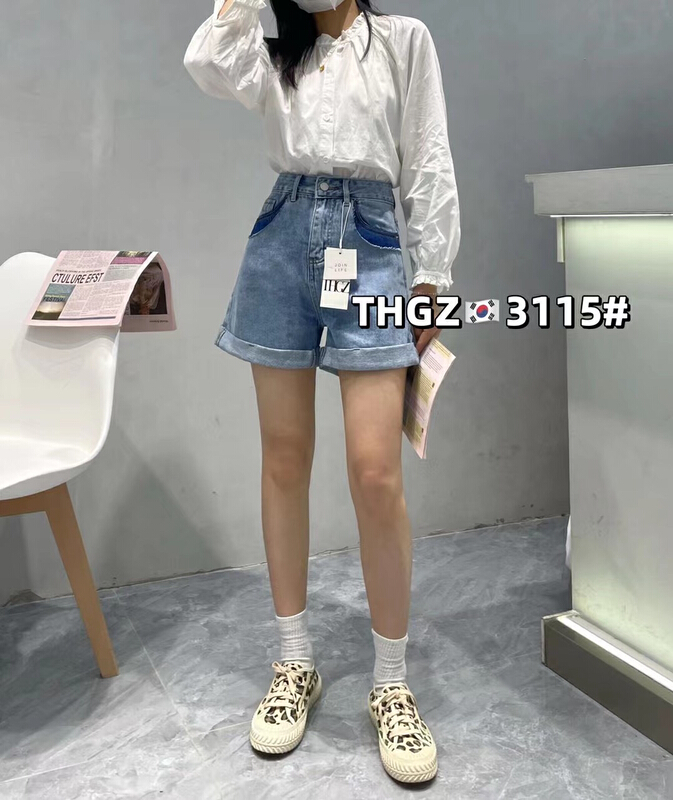 初夏上新!【-5KG】韓版百搭質感牛仔短褲  3115#  LL