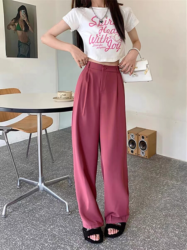 [DCT] straight tube wide leg versatile trousers 099# WPL