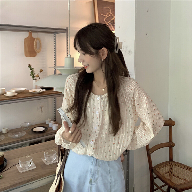New year in early spring! [timely rain] Hanfeng ins small fresh super fairy sweet shirt (with vest) 5412# jhy