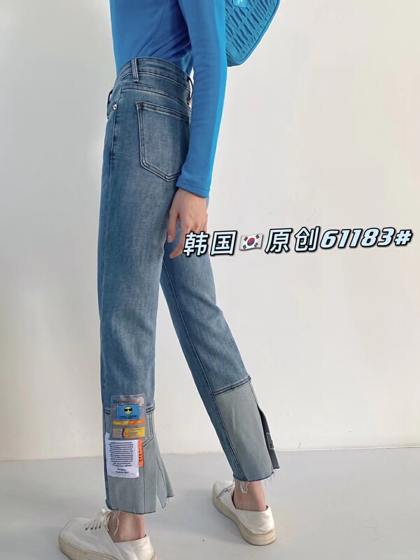 New year in early spring! [original in Korea] SLIM STRAIGHT JEANS 61183# L