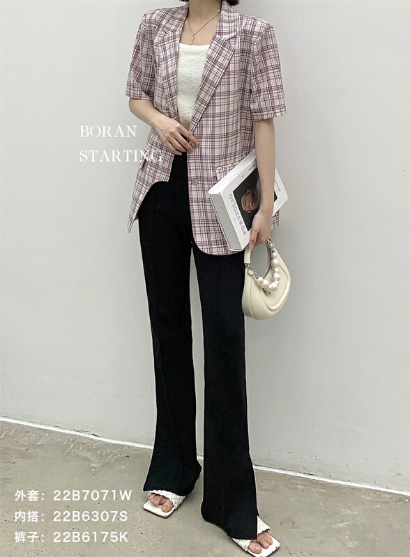 New in early summer! [naimier] solid color versatile comfortable casual pants (only casual pants) 6175# LSW