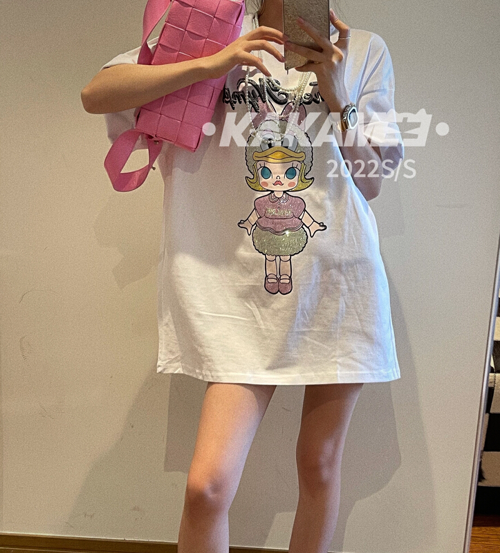 New in early summer! [kakamee] Korean bubble mat girls' short sleeve T-shirt s282# LSL
