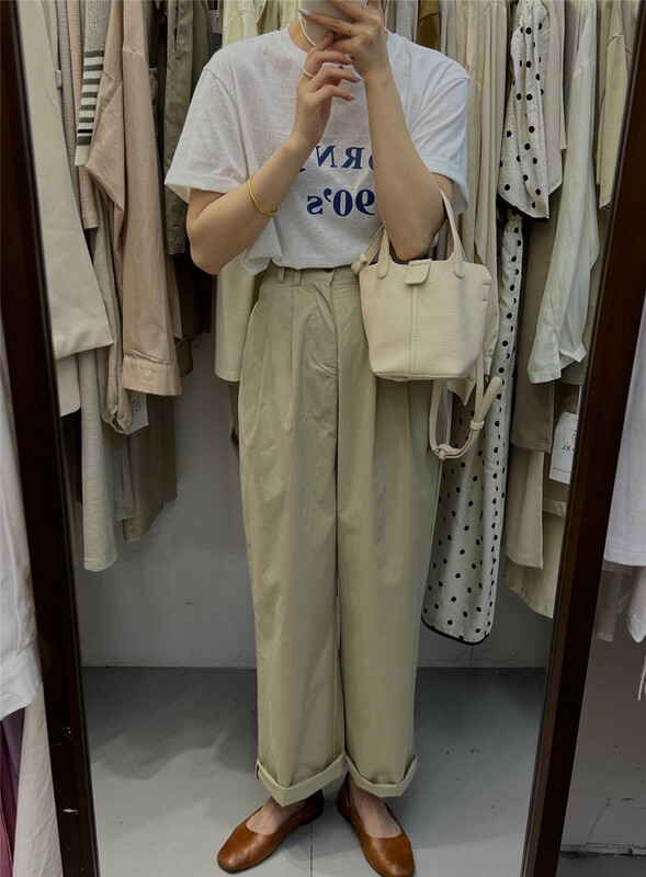 [h-xl] Korean loose comfortable casual pants 3368# ll