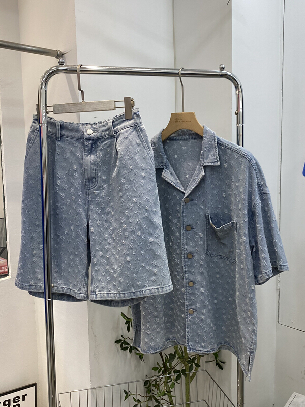 New in early summer! Short sleeve shirt (zv-zv) with loose shirt