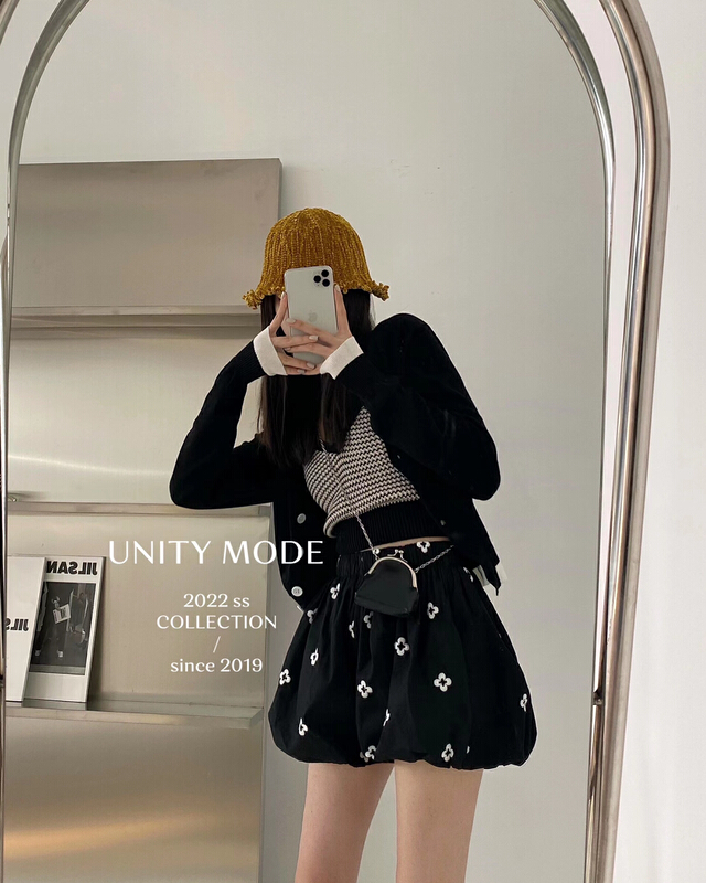 New year in early spring! [unit] high waist lantern retro western style casual shorts 6033-1# cqw