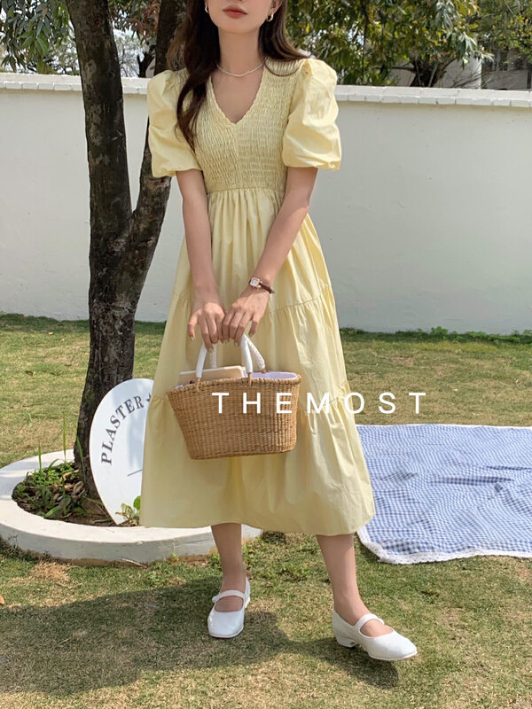 New in early spring! "THE MOST" Korean waist slim dress A8811# HBX
