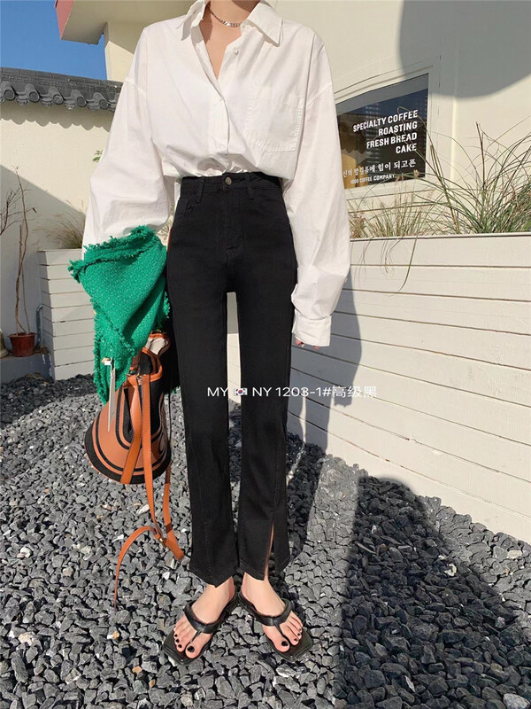 New year in early spring! [x2 square] Korean comfortable and versatile jeans ys3-1203# L