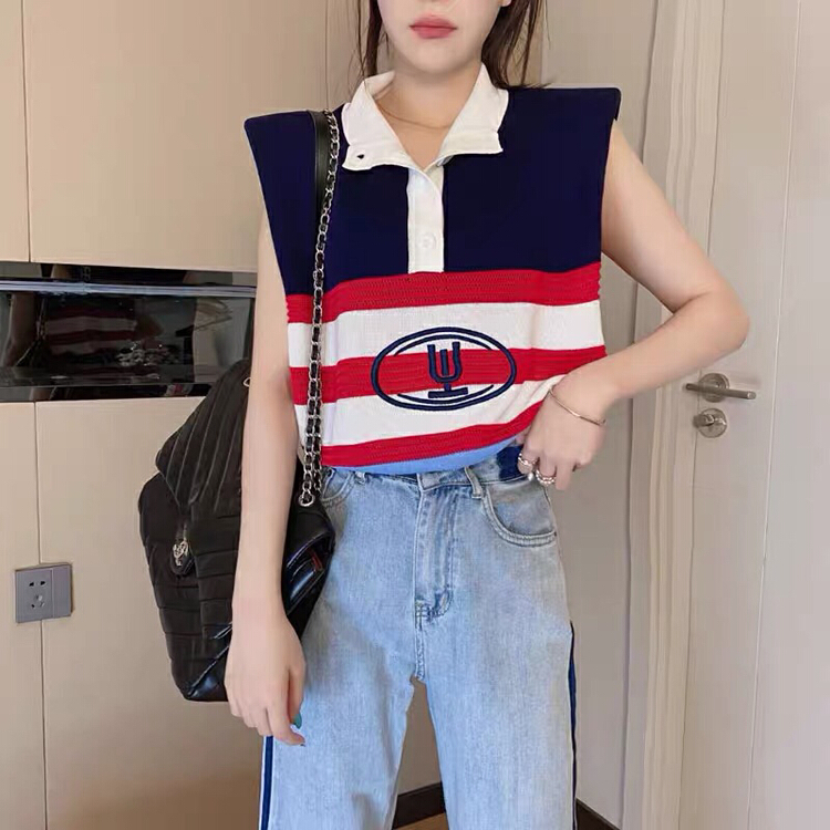 [Tutu] contrast color fashion versatile sweater 569# zxx