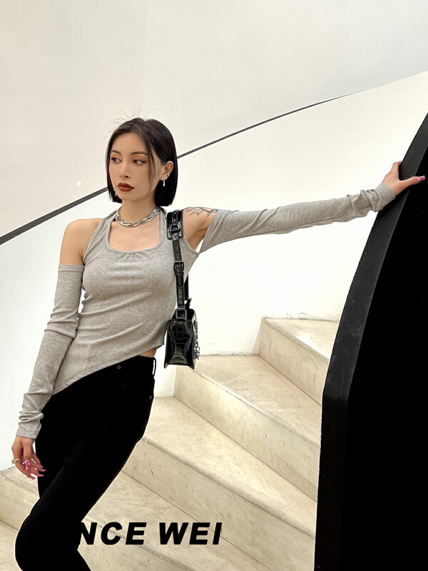 【VINCE】小眾設計感短款小衫  5109#  JHY