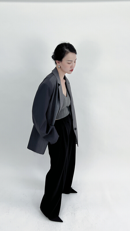 New year in early spring! [balance] big brand design color fade silhouette suit f7069# jhy