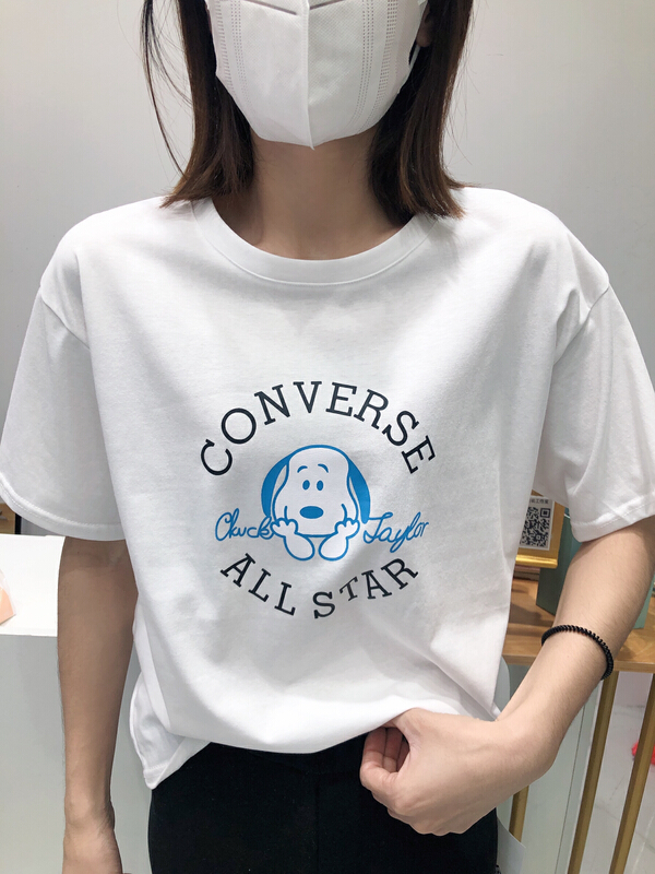 【三千金】卡通印花ins簡約短袖T恤  A8006#  LL