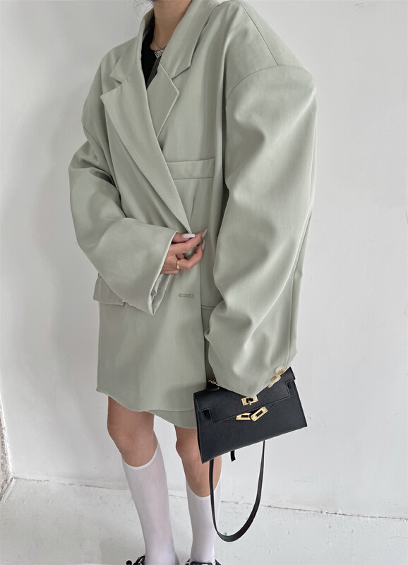 New year in early spring! [winner] Korean breasted solid color suit 8352# ozq