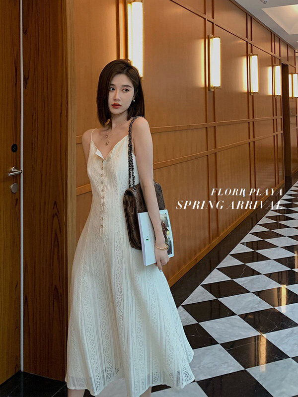 New year in early spring! [wgwe] Korean lace suspender dress 1158# PCZ