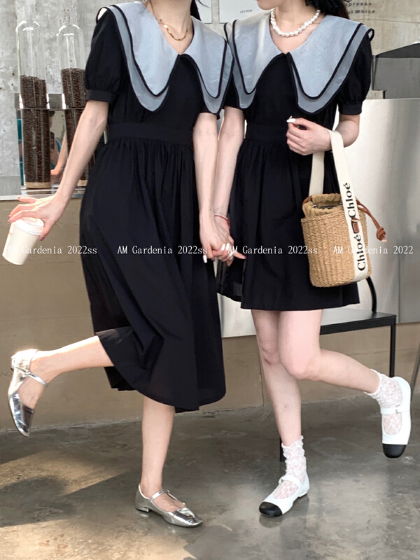 [neeko] doll neck fashion dress 3555# PCZ