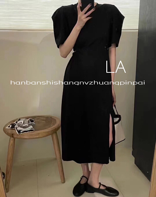 [laqssy] Korean loose fashion design hollow out dress 2817# zyh