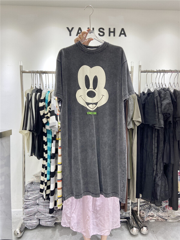 [Yan Sha] Korean Mickey head loose dress 227# CLS