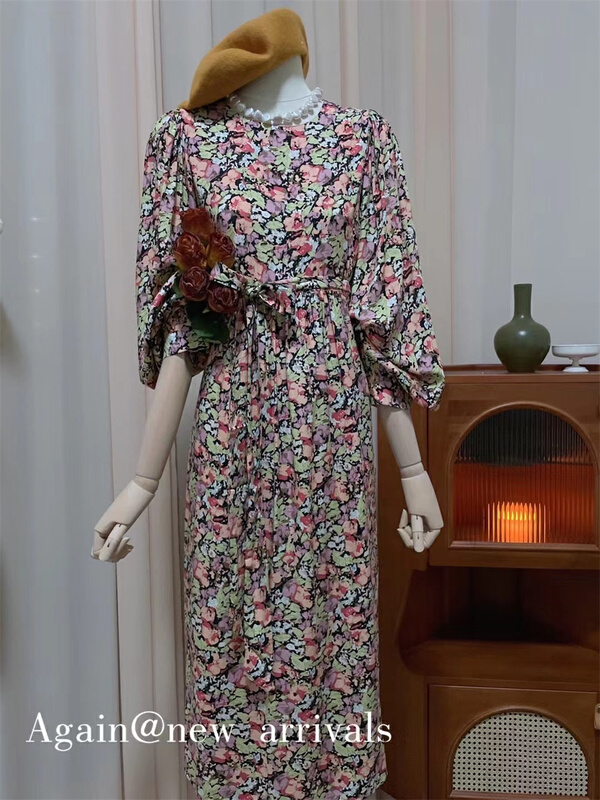 New year in early spring! [again] broken flower Korean Ladies Dress (only dresses) 6015# PCZ