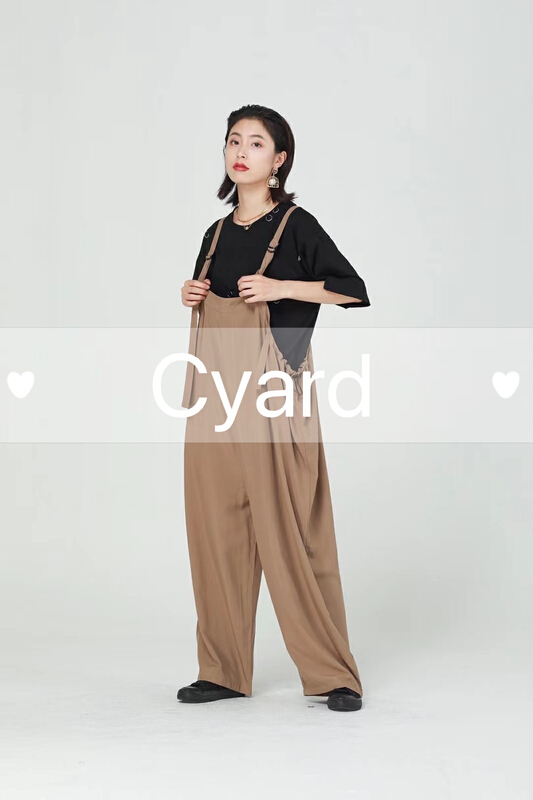 [cyard] Korean design simple strap pants 82031# L