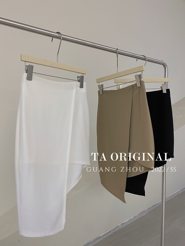 New in early summer! [TA] Korean asymmetric suit skirt d10702# ll