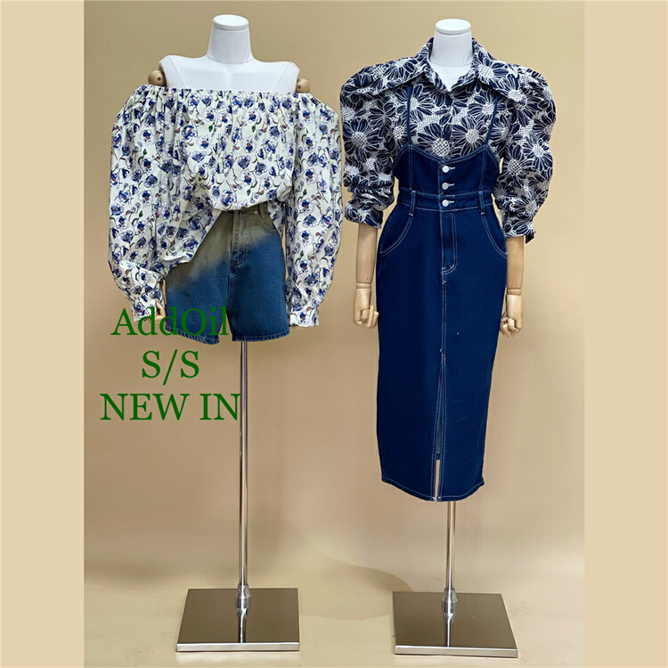 New in early summer! [addoil] simple and versatile suspender dress 8016-1# zxl