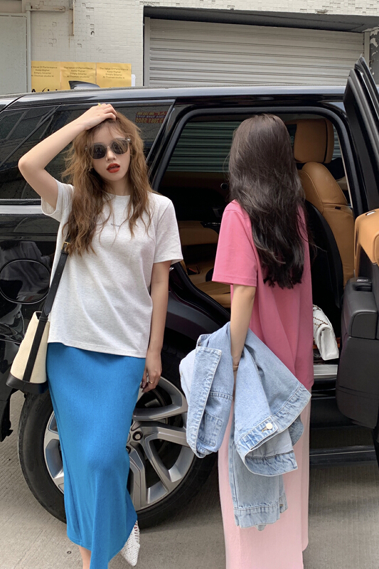goods in stock! Update in advance! A6395# [11An] simple and versatile printed short sleeve T-shirt ys1-a6395# LSL